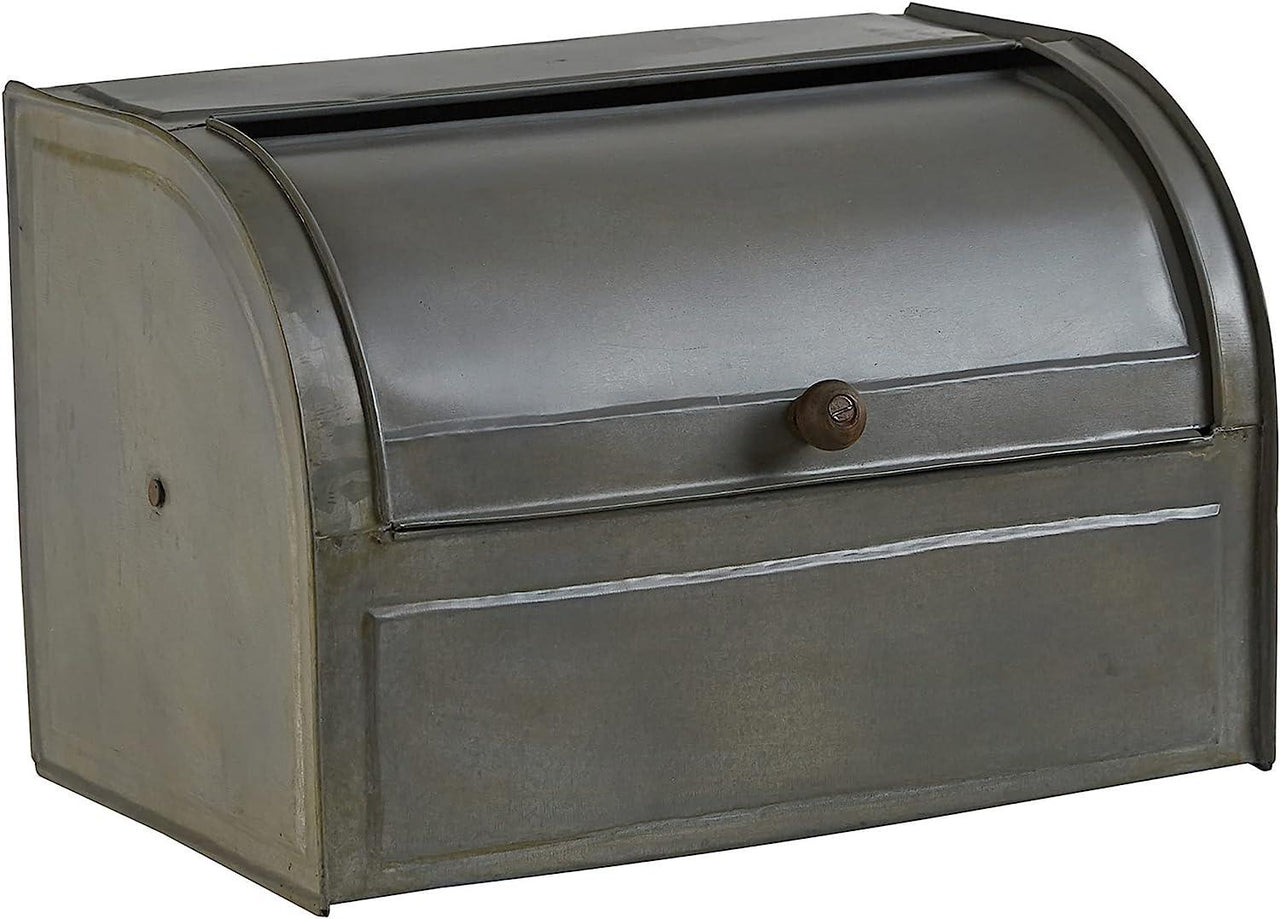 Grey Metal Breadbox - Park Designs - The Fox Decor