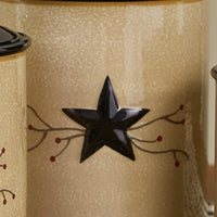 Thumbnail for Star Vine Farmhouse Canisters - Set of 3 Assorted Park Designs - The Fox Decor