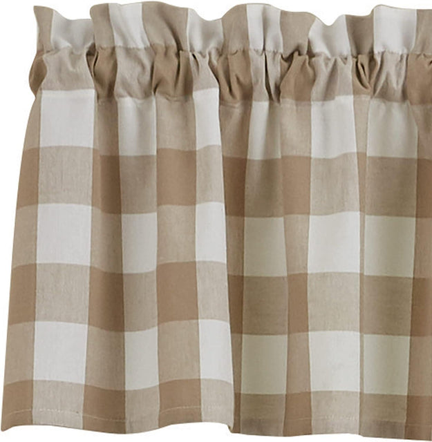 Wicklow Check Valance - Natural Park designs - The Fox Decor