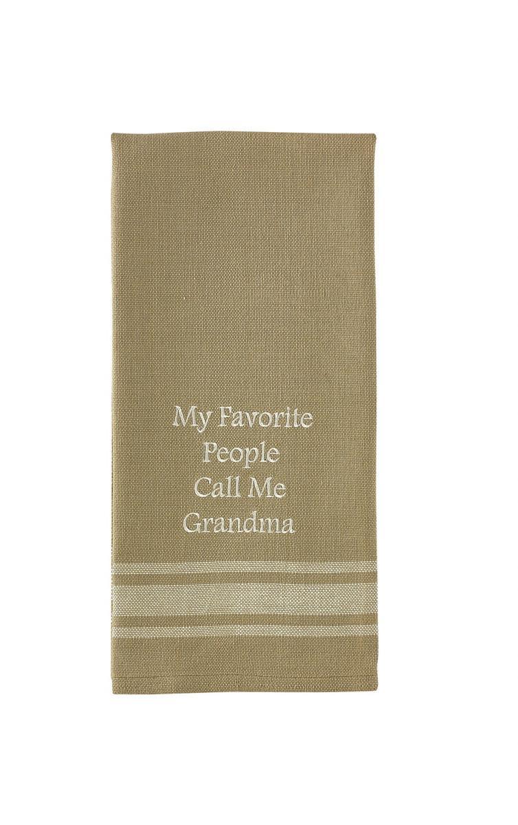 Call Me Grandma Dishtowel - Set of 2 Park Designs - The Fox Decor