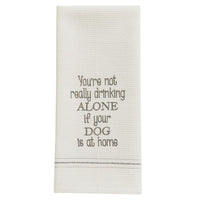 Dog At Home Embroidered Dishtowel - Set of 2 Park Designs - The Fox Decor