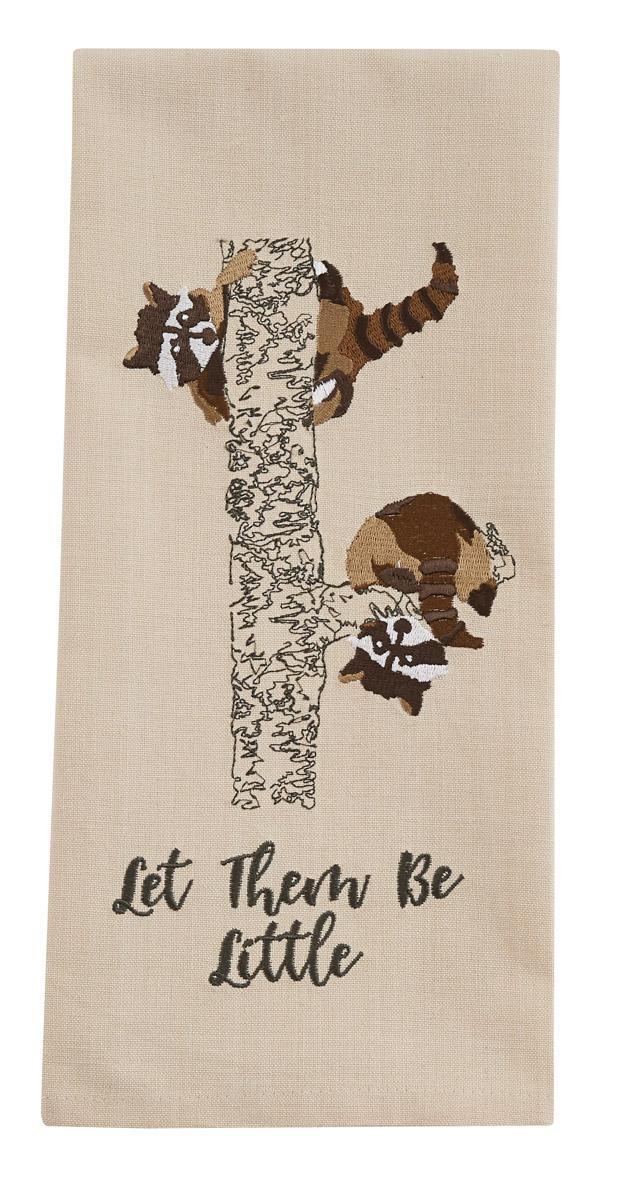 Let Them Be Embroidered Dishtowel - Set of 2 Park Designs - The Fox Decor