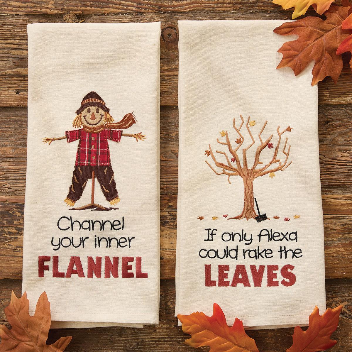 If Only Alexa Dishtowel - Set of 6 Park Designs - The Fox Decor