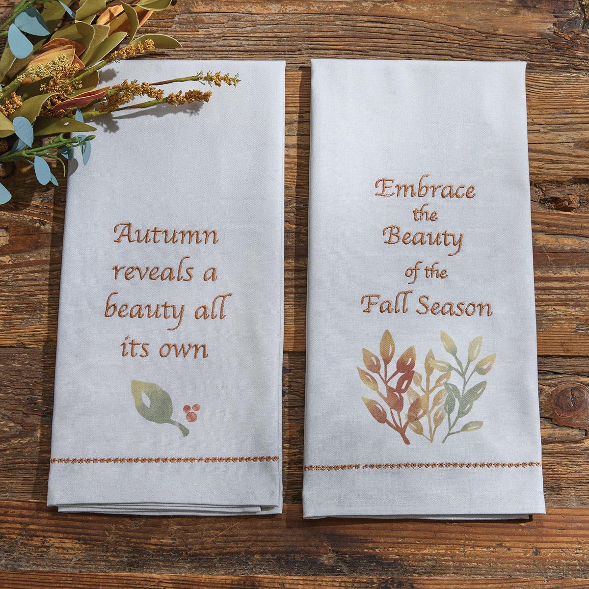 Embrace The Beauty Dishtowel - Park Designs - The Fox Decor