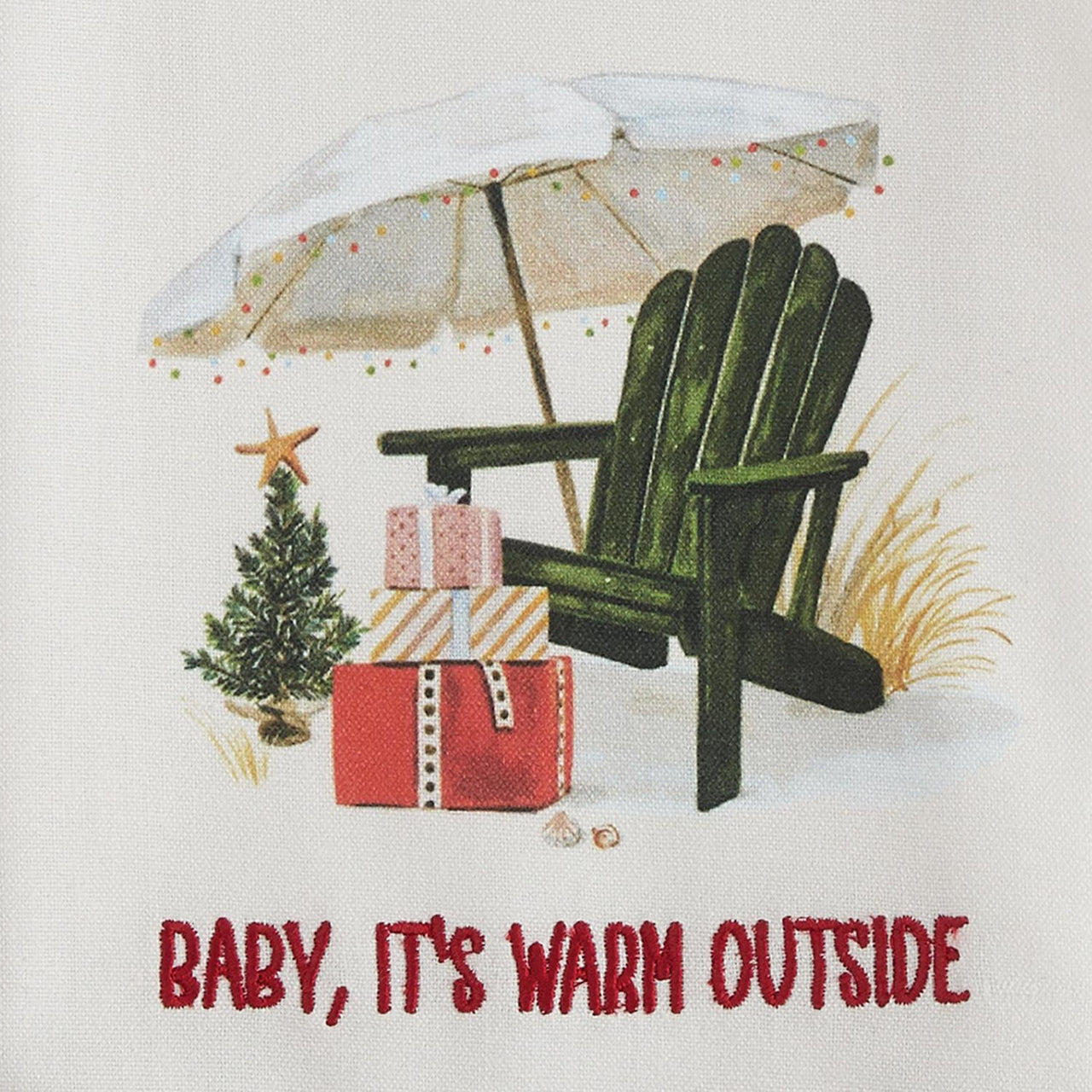 Baby It'S Warm Outside Dishtowel - Set of 6 Park Designs - The Fox Decor
