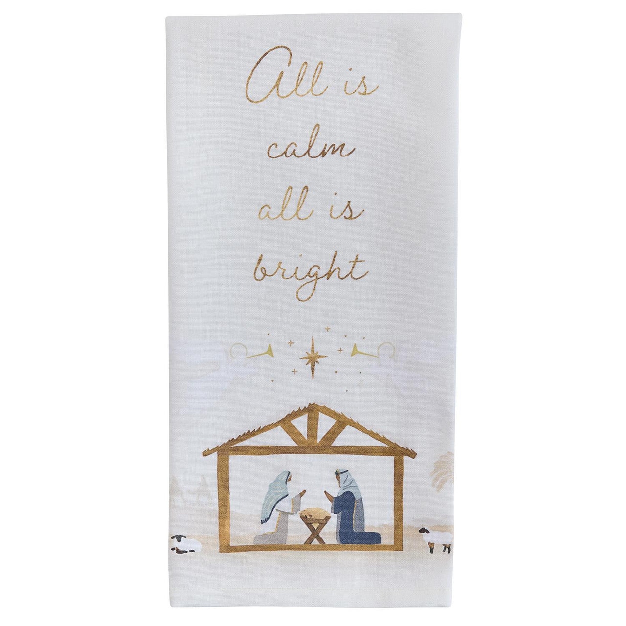 All Is Bright Dishtowel - Park Designs - The Fox Decor