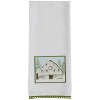 Christmas Barn Patch Dishtowel - Set of 6 Park Designs - The Fox Decor