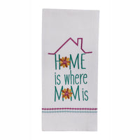 Home Is Where Mom Is Decorative Dishtowel - Set of 6 Park Designs - The Fox Decor