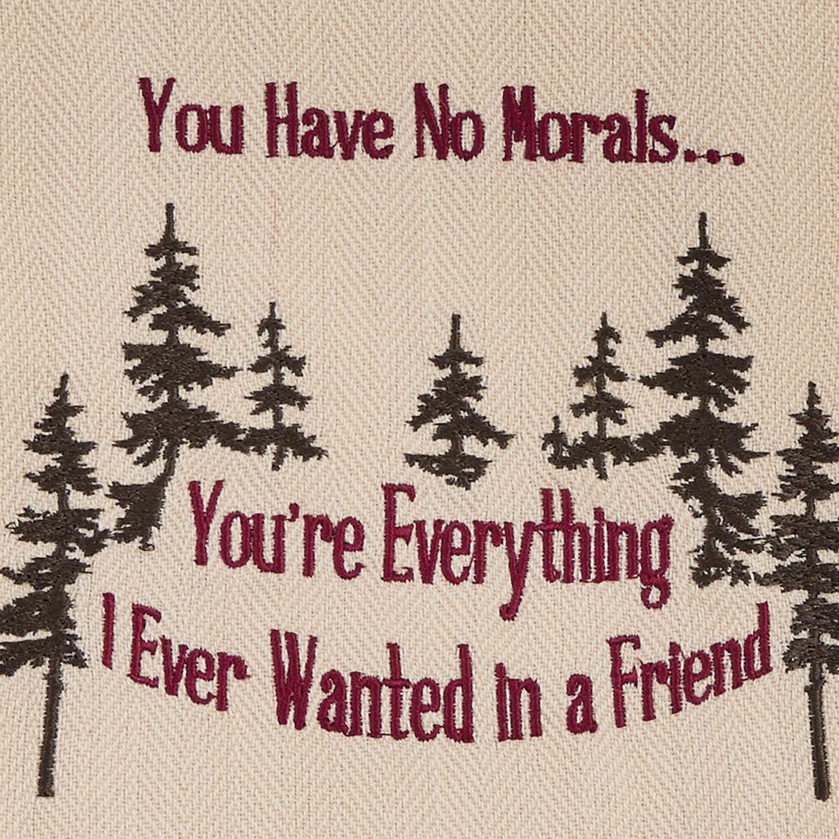 You Drink Too Much Embroidered Dishtowel - Park Designs - The Fox Decor