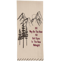60 Is The New 40 Embroidered Dishtowel - Set of 6 Park Designs - The Fox Decor