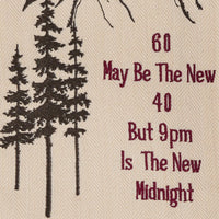 60 Is The New 40 Embroidered Dishtowel - Set of 6 Park Designs - The Fox Decor