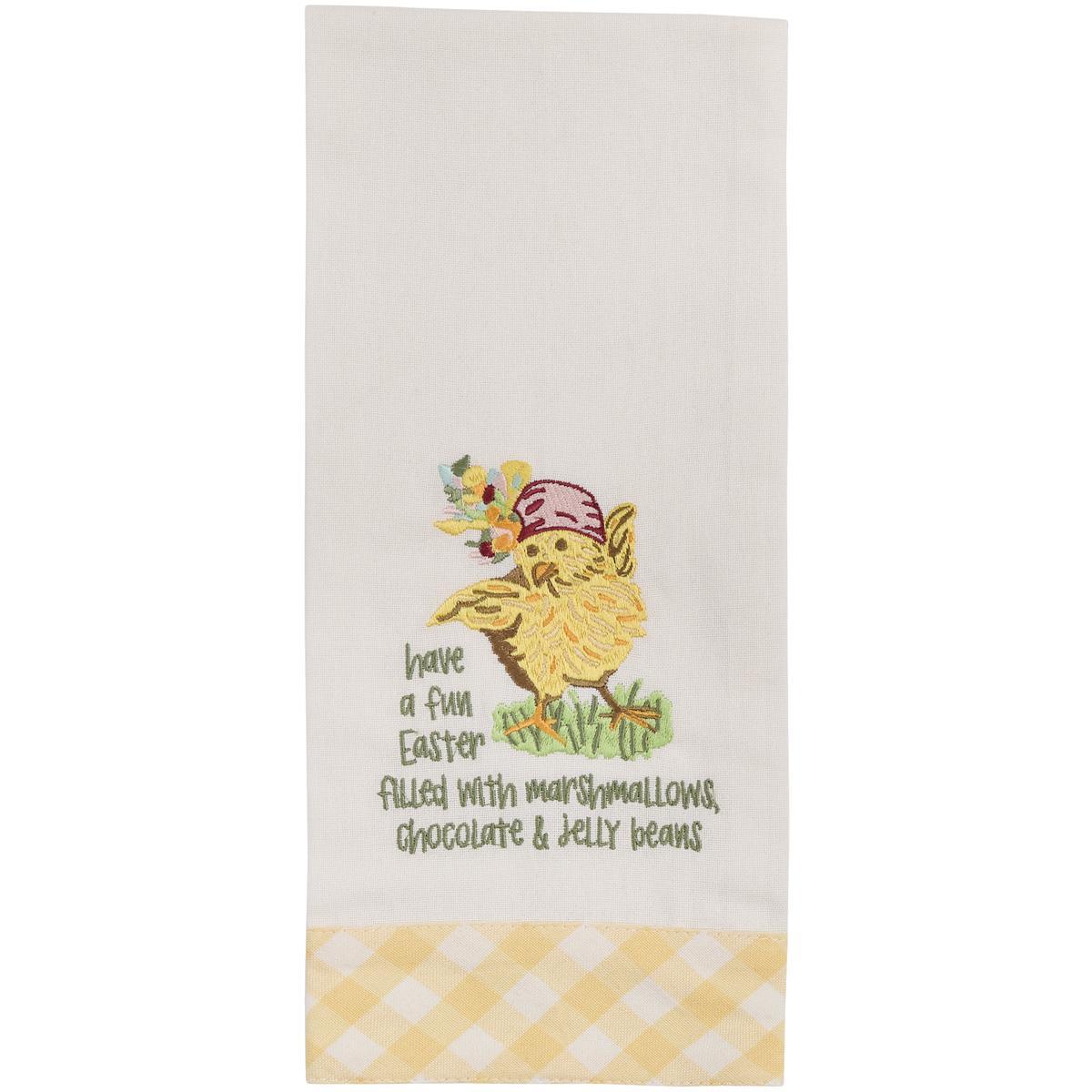 Have A Fun Easter Embroidered Dishtowel - Set of 6 Park Designs - The Fox Decor