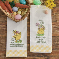 Have A Fun Easter Embroidered Dishtowel - Set of 6 Park Designs - The Fox Decor