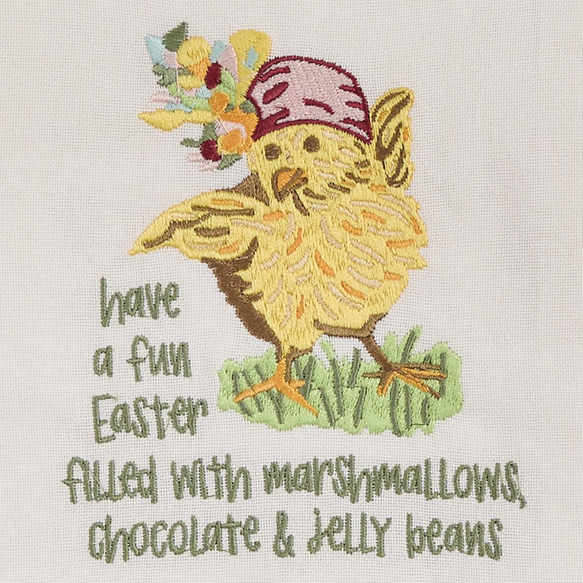 Have A Fun Easter Embroidered Dishtowel - Set of 6 Park Designs - The Fox Decor