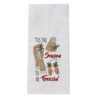 Freezin Embroidered Dishtowel - Set of 6 Park Designs - The Fox Decor