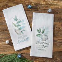 Christmas By The Sea Dishtowel - Set of 6 Park Designs - The Fox Decor