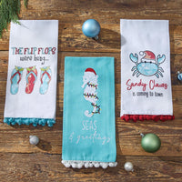 Holiday Sea Horse Dishtowel - Set of 6 Park Designs - The Fox Decor