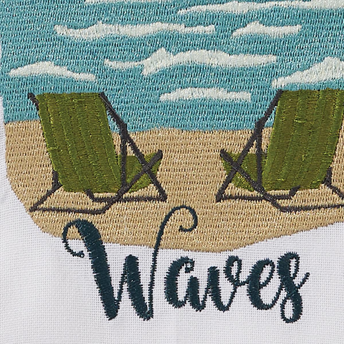 Happiness Comes In Waves Dishtowel - Set of 6 Park Designs - The Fox Decor