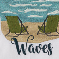 Happiness Comes In Waves Dishtowel - Set of 6 Park Designs - The Fox Decor