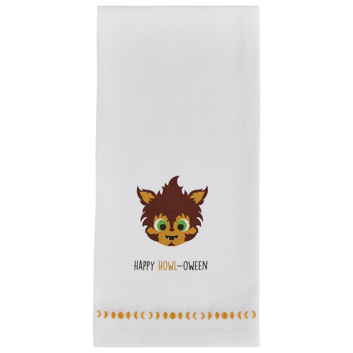 Happy Howl-Oween Dishtowel - Set of 6 Park Designs - The Fox Decor