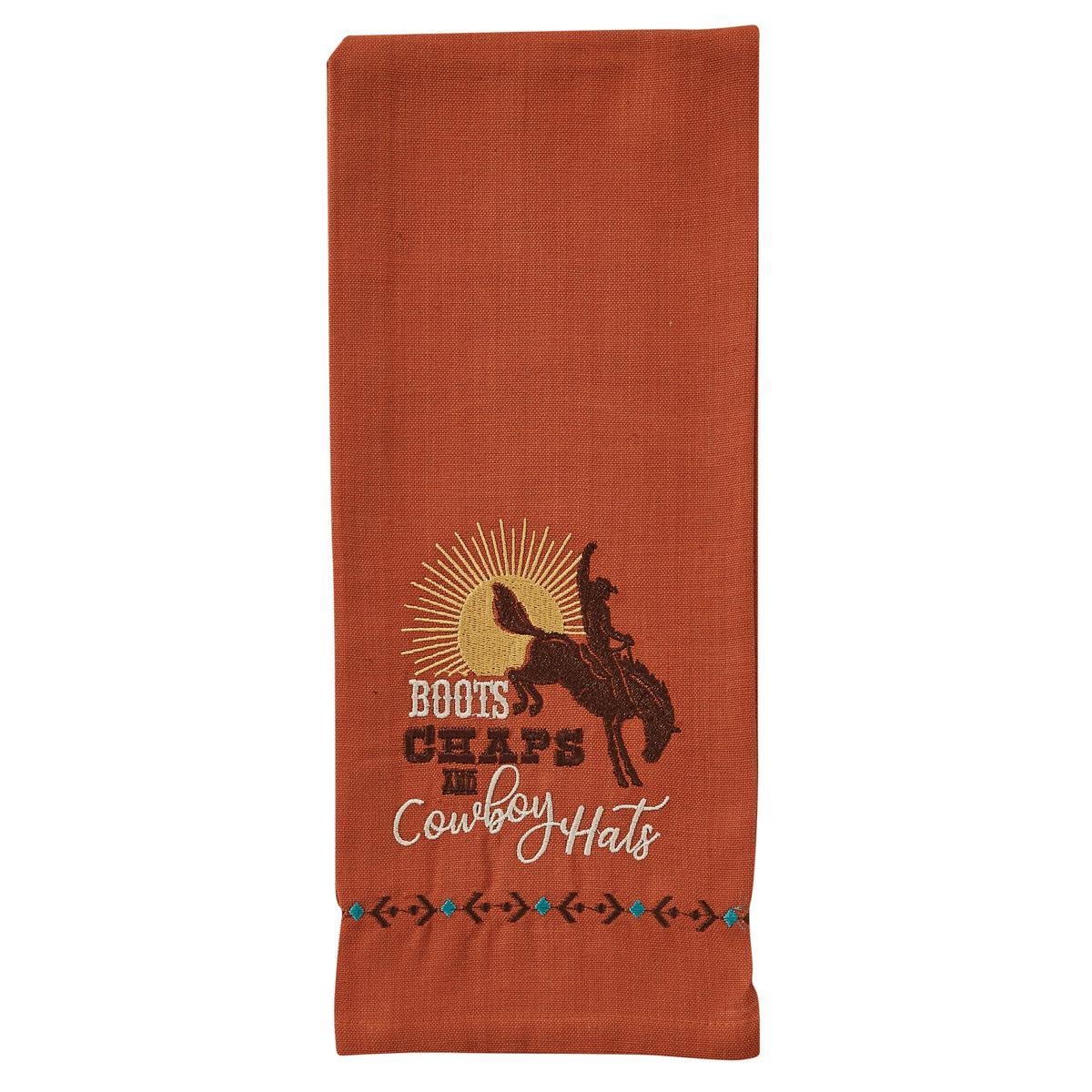 Boots, Chaps And Cowboy Hats Dishtowel - Park Designs - The Fox Decor