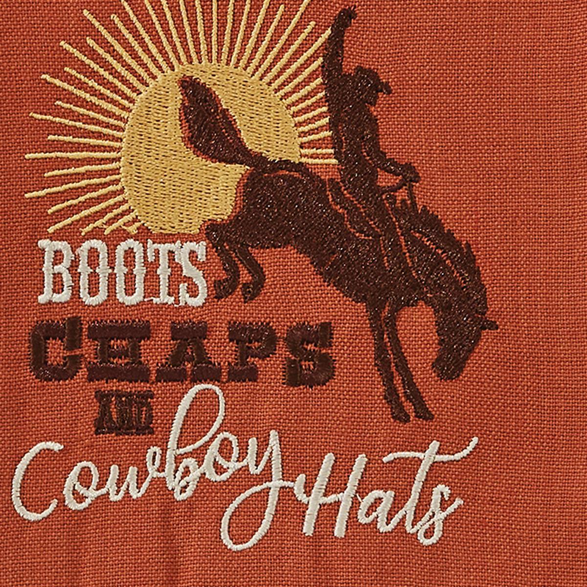 Boots, Chaps And Cowboy Hats Dishtowel - Park Designs - The Fox Decor