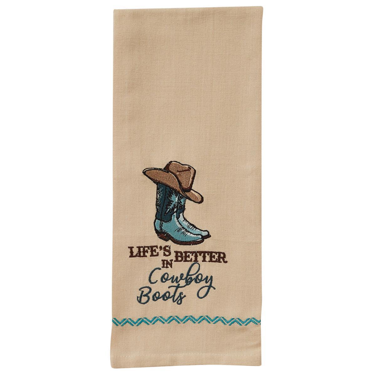 Better In Cowboy Boots Dishtowels - Set of 6 Park Designs - The Fox Decor