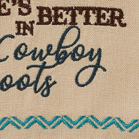 Better In Cowboy Boots Dishtowels - Set of 6 Park Designs - The Fox Decor