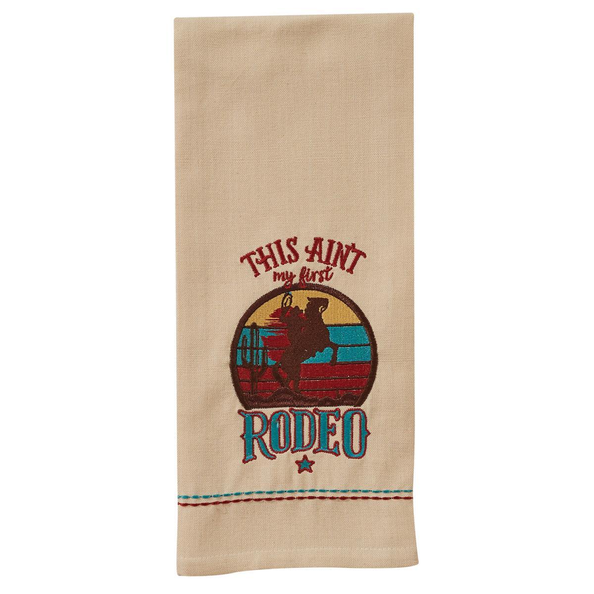Ain't My First Rodeo Dishtowel - Park Designs - The Fox Decor