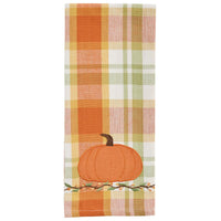 Applique Pumpkin Dishtowel - Set of 2 Park Designs - The Fox Decor