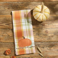 Applique Pumpkin Dishtowel - Set of 2 Park Designs - The Fox Decor