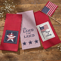 Home Sweet America Dishtowel - Set of 6 Park Designs - The Fox Decor