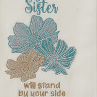 A True Sister Embroidered Dishtowel - Park Designs - The Fox Decor