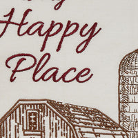Barn Happy Place Dishtowels - Set of 6 Park Designs - The Fox Decor