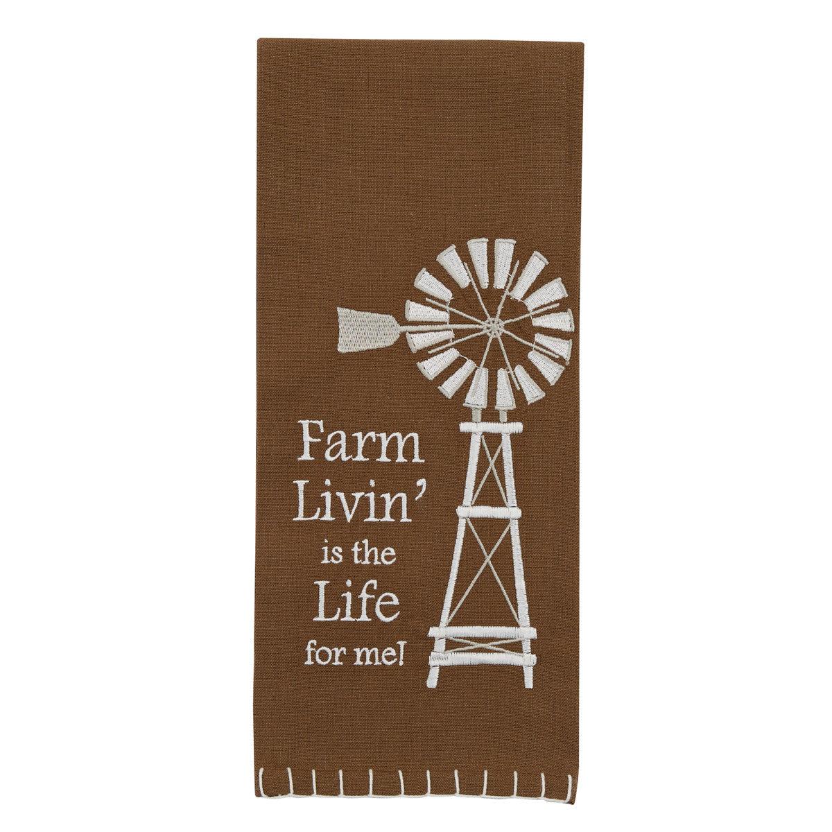 Farm Livin' Dishtowels - Set of 6 Park Designs - The Fox Decor