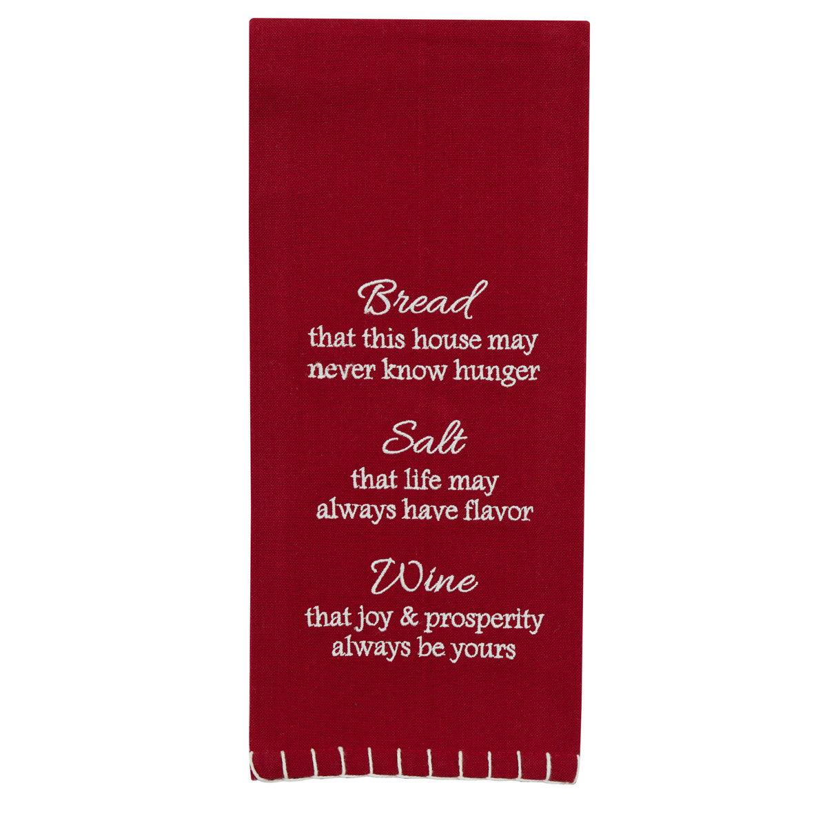 Bread Salt Wine Dishtowels - Set of 6 Park Designs