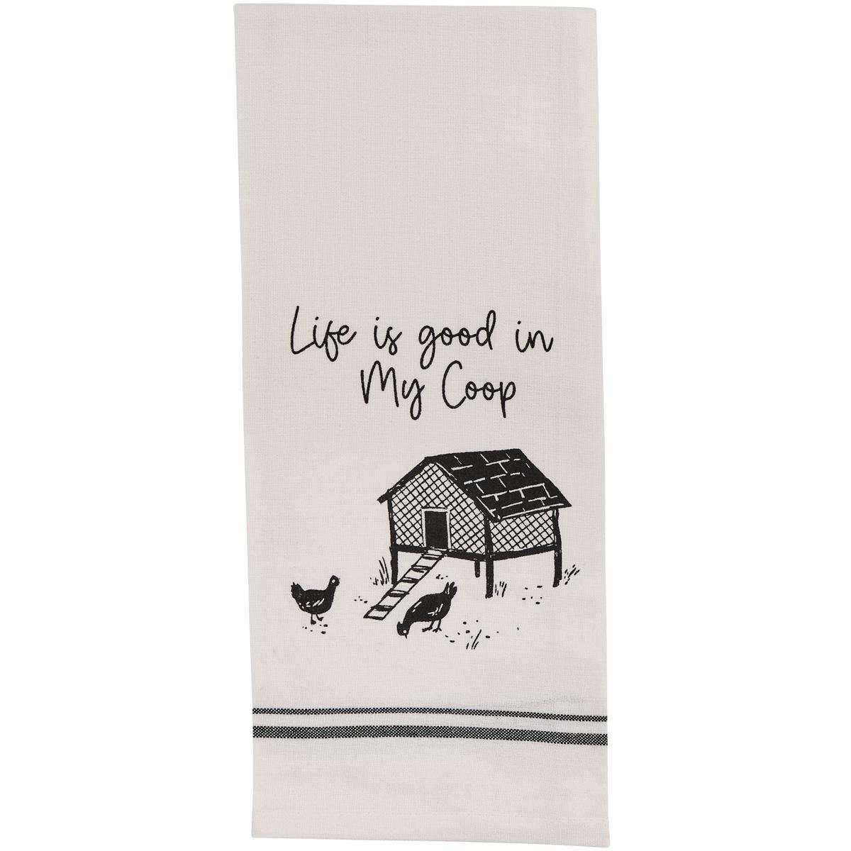 Life Is Good Dishtowel - Set of 6 Park Designs - The Fox Decor