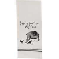 Life Is Good Dishtowel - Set of 6 Park Designs - The Fox Decor