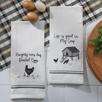 Life Is Good Dishtowel - Set of 6 Park Designs - The Fox Decor