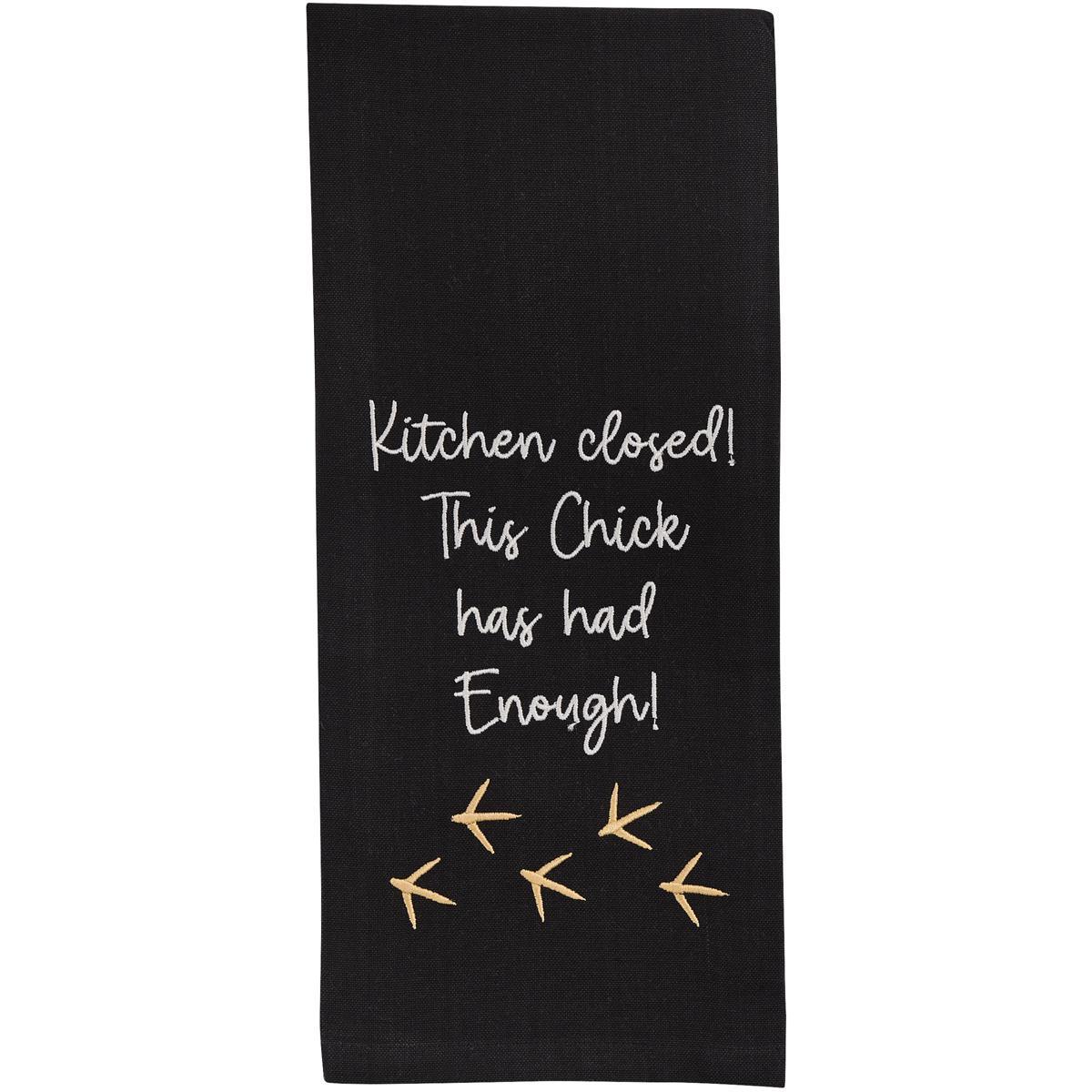 Kitchen Closed! Dishtowel - Set of 6 Park Designs - The Fox Decor