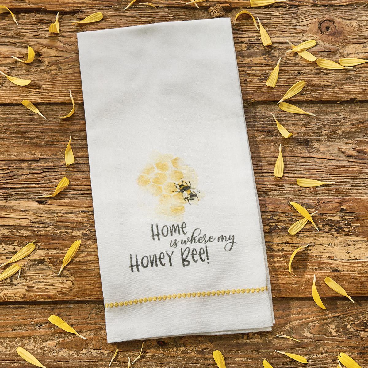 Honey Bee Decorative Dishtowel - Set of 6 Park Designs - The Fox Decor