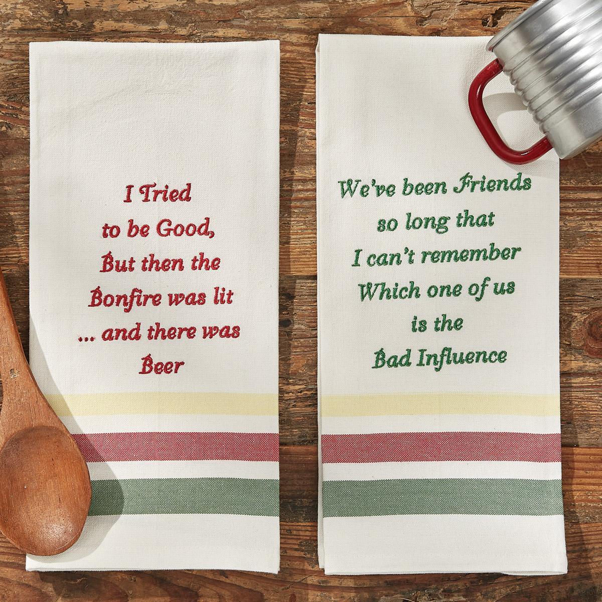 I Tried Dishtowel - Set of 2 Park Designs - The Fox Decor