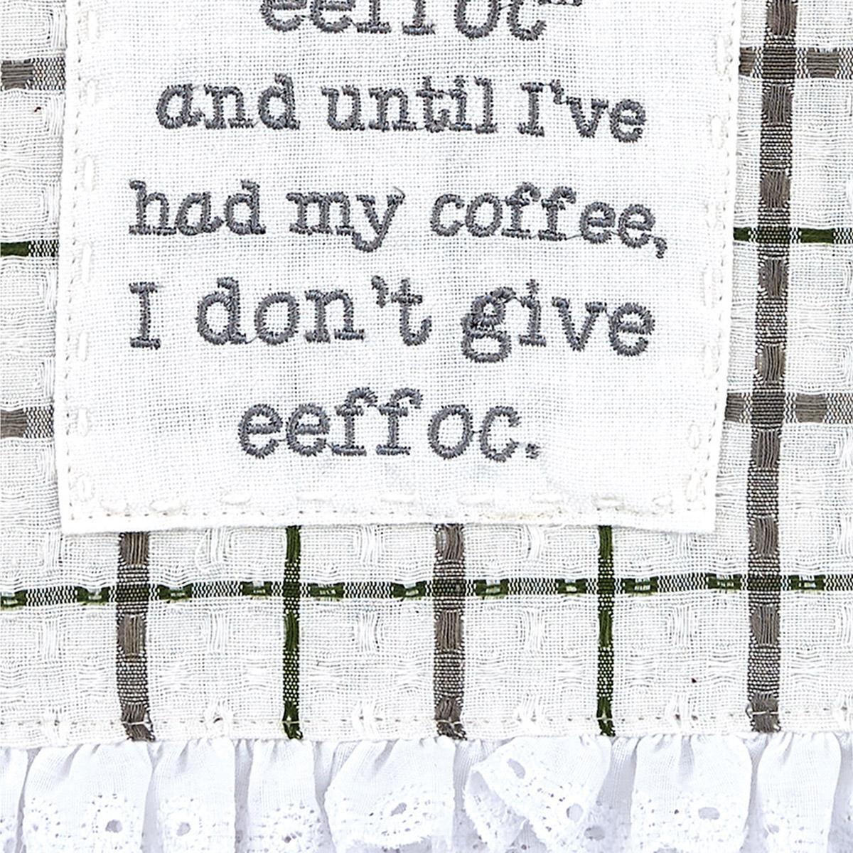 Coffee Dishtowel - Set of 2 Park Designs - The Fox Decor