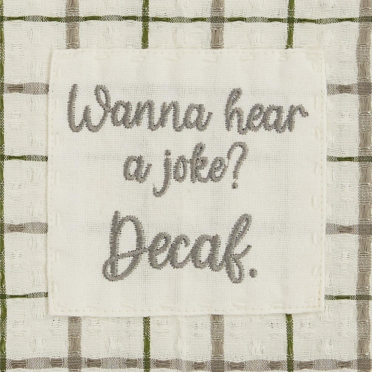 Decaf Dishtowel - Set of 2 Park Designs - The Fox Decor