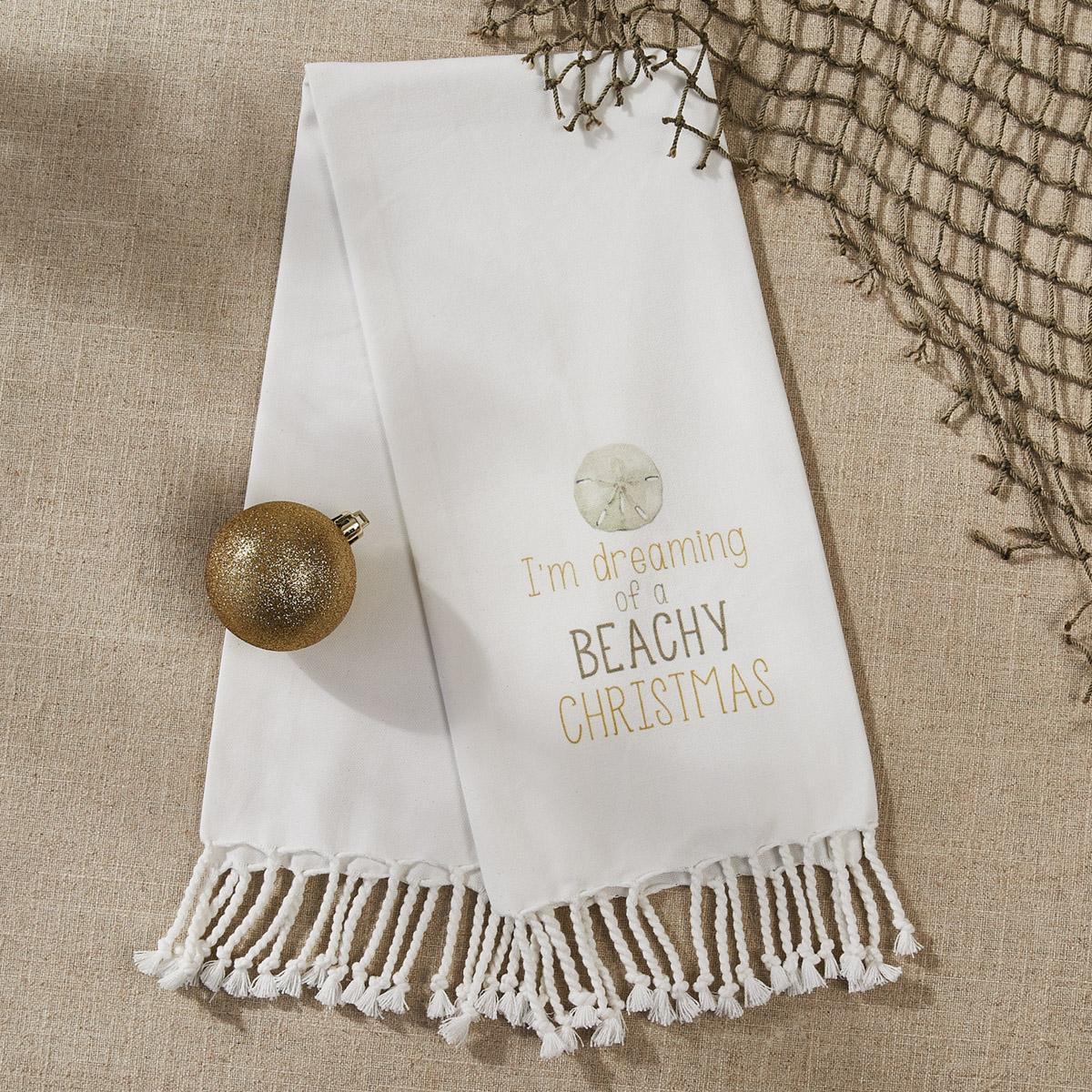 Beachy Christmas Decorative Dishtowel - Set of 2 Park Designs - The Fox Decor
