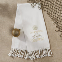 Beachy Christmas Decorative Dishtowel - Set of 2 Park Designs - The Fox Decor