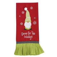 Gnome For The Holidays Decorative Dishtowel - Set of 2 Park Designs - The Fox Decor