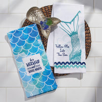 Be A Mermaid Decorative Dishtowel - Set of 2 Park Designs - The Fox Decor