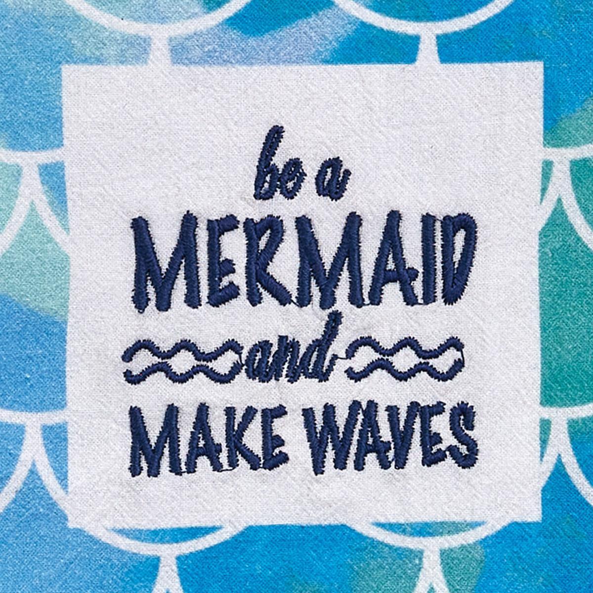 Be A Mermaid Decorative Dishtowel - Set of 2 Park Designs - The Fox Decor
