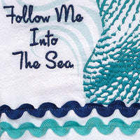 Into The Sea Decorative Dishtowel - Set of 2 Park Designs - The Fox Decor
